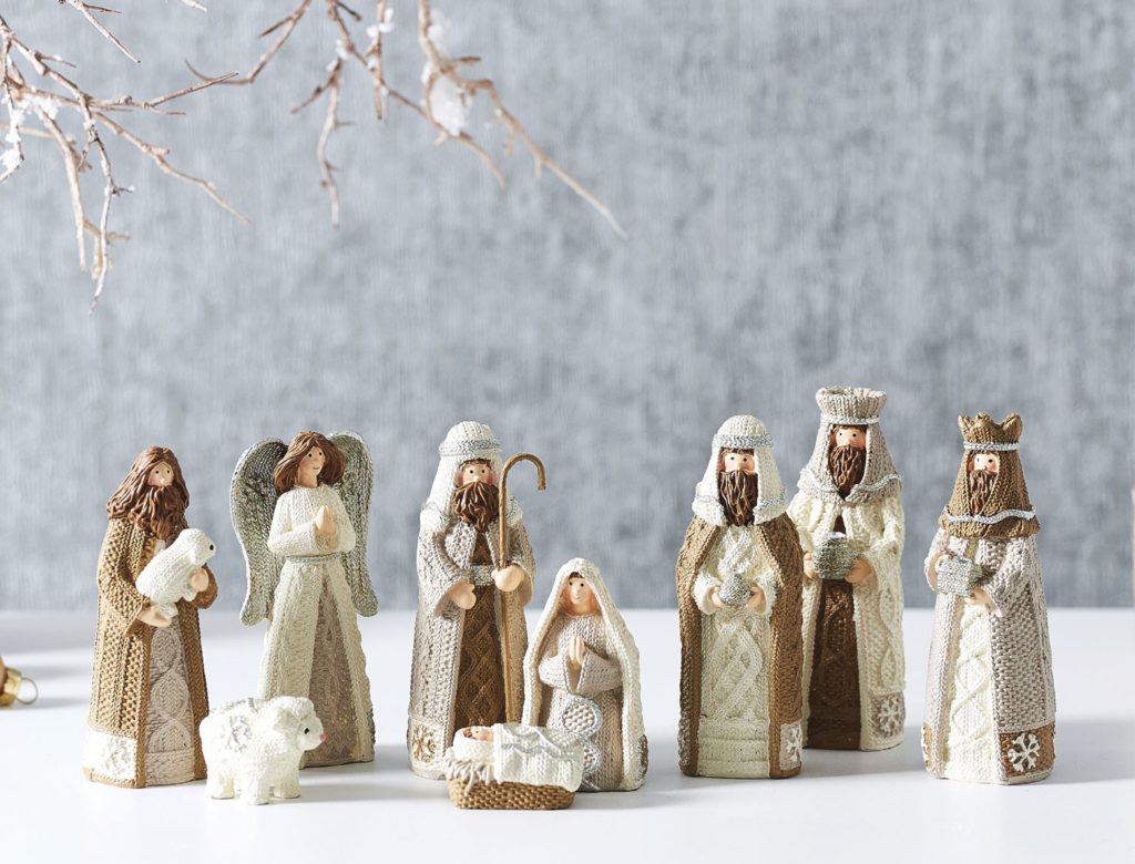 I want two more pieces in my nativity set. 